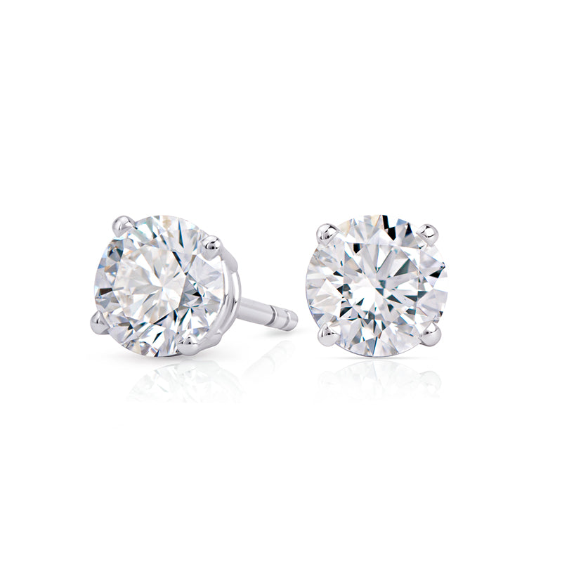 1ct Lab Diamond Stud Earrings - Lab Grown Diamond Jewelry