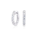 Lab Diamond Hoop Earrings - Lab Grown Diamond Jewelry