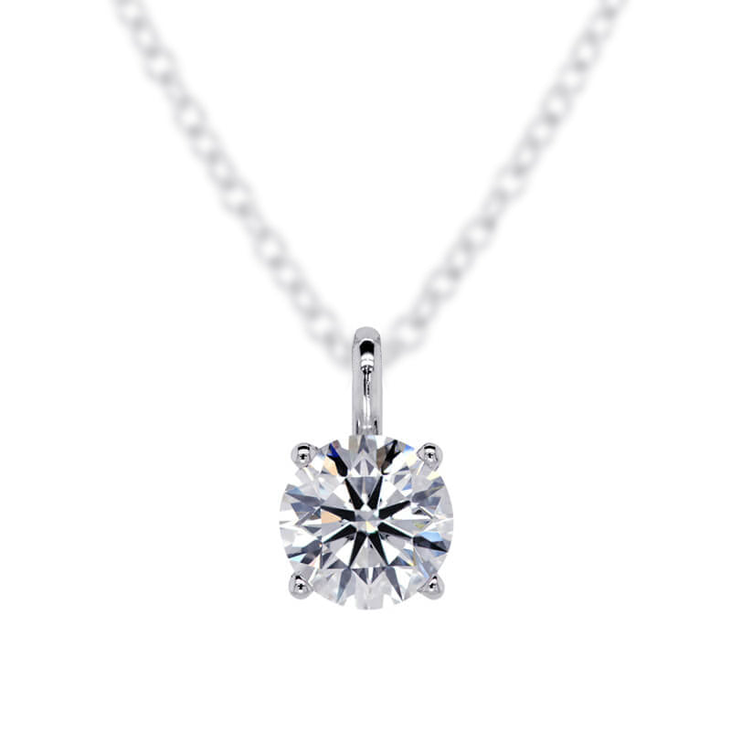 1ct Diamond Bail Pendant - Lab Grown Diamond Jewelry