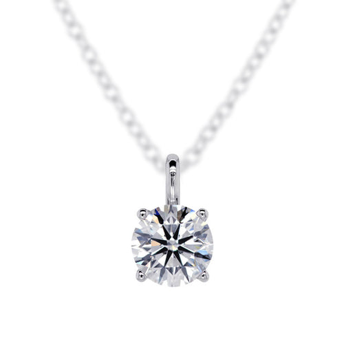 1ct Diamond Bail Pendant - Lab Grown Diamond Jewelry